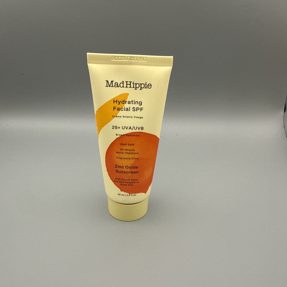 Mad Hippie Mineral Sunscreen SPF 25+ Zinc SEALEDBroad Spectrum Reef Safe 2 fl oz